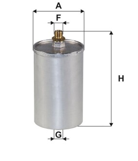 Фільтр паливний MB E-class (W124) 2.8-5.0 (M103/M104/M119) 93-95 FILTERS - (4055036001, 5008882, A810X9155DA) WIX WF8038