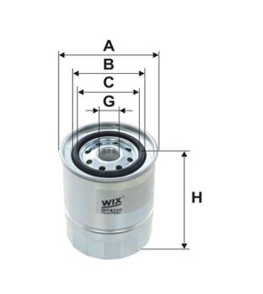 Фільтр палив. NISSAN SUNNY /PP904 (-FILTERS) - (2320256021, 2330356030, 2330054010) WIX WF8100