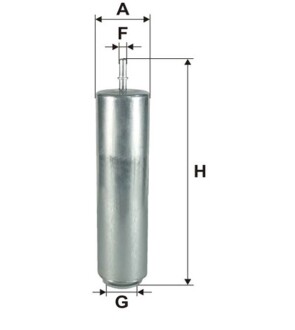 Фільтр паливний BMW 1 (F20/21)/3 (F30/F80/F31)/4 (F32/F82/F33/F83) 1.5D-3.0D (N47/N57/B47/B37) 10- FILTERS - WIX WF8483