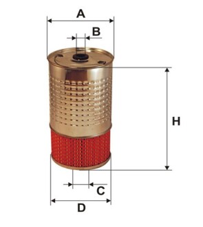 Фільтр масляний MB C-class (W202)/E-Class (W124) 2.0-3.0D 93-00 FILTERS - WIX WL7004