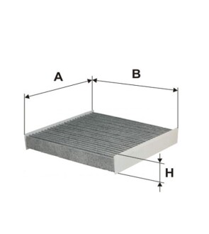 Фильтр салона (угольный) Dacia Logan II, Sandero II, Renault Captur, Clio IV, Logan II, Sandero II - WIX WP2111