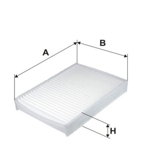 Фільтр салону Cirtoen C1 II/Peugeot 108/Toyota Aygo 1.0-1.2 14- FILTERS - WIX WP2132