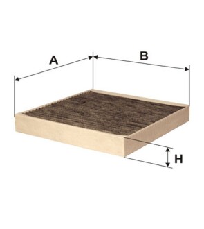 Фильтр, воздух во внутренном пространстве - (0052485325, 7701048748, 7701206527) WIX WP9107
