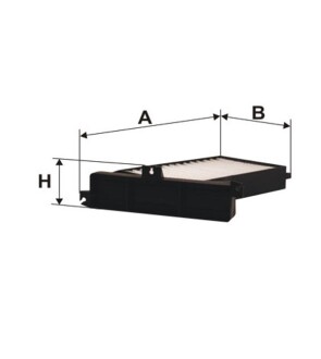 Фильтр, воздух во внутренном пространстве - (mr315876, xr315876d, xr315876) WIX WP9240