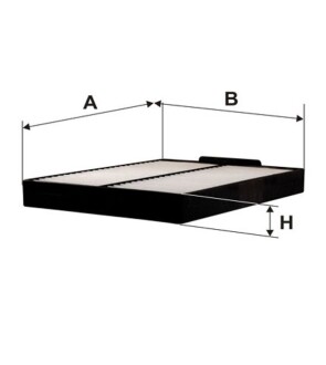 Фильтр, воздух во внутренном пространстве - (9586154J00, 9586154J00000) WIX WP9284