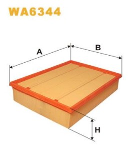 Повітряний фільтр - (074129620, 074129620A) WIX WA6344