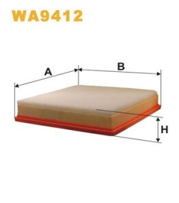 Повітряний фільтр - (93160660, 1654600QAF, 93856649) WIX WA9412