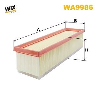 Фільтр повітряний - ((A6260940104, A6260940004, 6260940104, 6260940004)) WIX WA9986