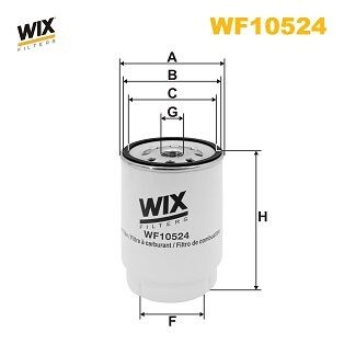 Фільтр паливний - WIX WF10524