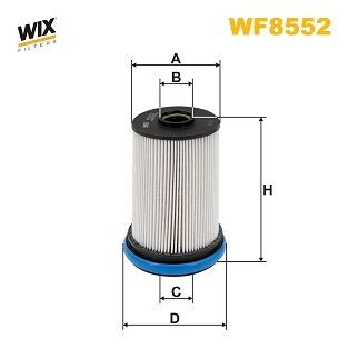 Фільтр паливний - ((2366317, J1G39176BB, J1GZ9365C)) WIX WF8552