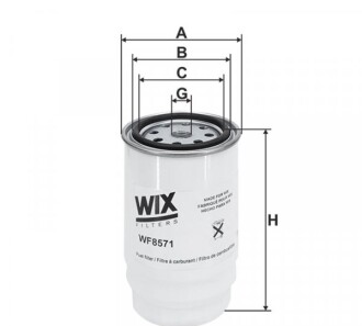 Паливний фільтр - (2247935000, 31922D3900, 3197359000) WIX WF8571