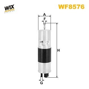 Фільтр паливний VOLVO 2.0 D 15- (-FILTERS) - ((31669471, 31355461, 31432250, 31432807, 31478692)) WIX WF8576