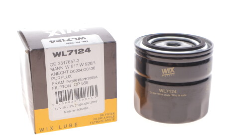 Фото 2 - Масляний фільтр WIX WL7124
