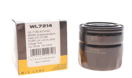 Фото 2 - Масляний фільтр WIX WL7214
