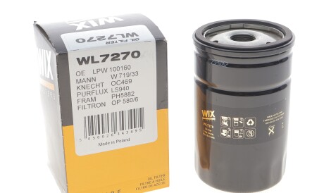 Фото 2 - Масляний фільтр WIX WL7270