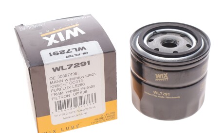 Фото 2 - Масляный фильтр WIX WL7291