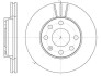 Гальмівний диск перед. Astra F/Corsa B/Combo 94- (236x20) (вент.) - (230096, 569014, 569031) WOKING D6061.10 (фото 1)