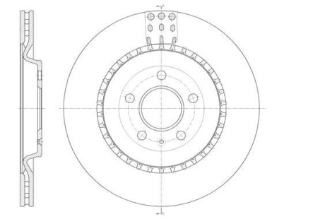 Гальмівний диск задн. A6/A8/A7/Q5/A4/A5/Q7/Touareg/A4/A6/Macan 14- - WOKING D61492.10