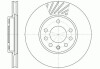 Диск тормозной передний (кратно 2) (Remsa) Opel Astra G H Zafira A / Meriva A / Combo C - (230514, 569060, 9117678) WOKING D6584.10 (фото 1)