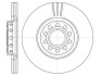 Гальмівний диск перед. A4/A6/Passat/Superb (99-13) - (230726, 230746, 230775) WOKING D6596.10 (фото 1)