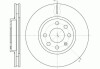 Гальмівний диск перед. Combo 1.7DI/DTI 01- (вент.) (260x24) - (230604, 569000, 9127967) WOKING D6611.10 (фото 1)