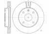 Гальмівний диск перед. Lacetti 05- (256x24) - (230719, 96264591, 96328338) WOKING D6959.10 (фото 1)