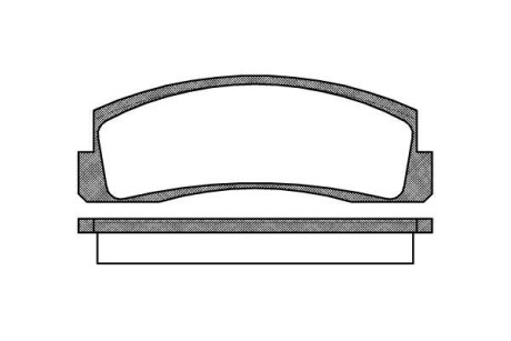 Гальмівні колодки пер. Niva (76-21) - (21233501090) WOKING P0033.00