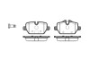 Гальмівні колодки зад. BMW 3(E90)/1(E81) 04-13 (TRW) - (34216767145, 34216767146, 34216774417) WOKING P10323.00 (фото 1)