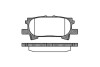 Колодки тормозные диск. задн. (Remsa) Lexus RX 300-330-350 03>08 Sumitomo ver. - (04466YZZAL, 0446648060, 0446648090) WOKING P11403.00 (фото 1)