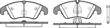 Гальмівні колодки пер. Audi A4/A5/A6/A7/Q7 08- (Lucas) - WOKING P12043.10