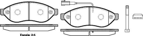 Гальмівні колодки пер. Jumper/Ducato/Boxer 06- (1.1-1.5t) - WOKING P13373.01