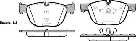 Гальмівні колодки пер. BMW X5/X6 07- (ATE) - (34116852253, 34116778403, 34116779293) WOKING P13973.00 (фото 1)