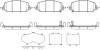 Колодки тормозные диск. перед. (Remsa) Honda CR-V 2,4i 17> (P14083.22) - (45022TLAA01, 45022TRNH00) WOKING P1408322 (фото 1)