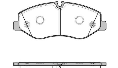 Комплект тормозных колодок - WOKING P17233.00