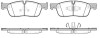 Колодки тормозные диск. перед. (Remsa) Land Rover Evogue 11> / Discovery Sport 14> (P17333.00) - (lr072681, lr061373) WOKING P1733300 (фото 1)