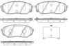 Колодки тормозные диск. перед. (Remsa) Kia Sorento III 15> (P17613.02) - (58101C5A00) WOKING P1761302 (фото 1)