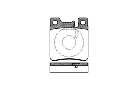 Гальмівні колодки пер. W202/210 (ATE)/211 4Matic - (05143633AA, 5143633AA, A0024200520) WOKING P5073.00