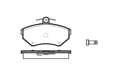 Гальмівні колодки пер. AUDI A4/SEAT CORDOBA/VW PASSAT 1.6-1.9DH 94-02 (TRW) - WOKING P7313.10