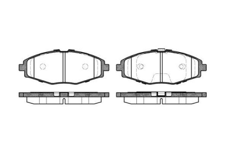 Гальмівні колодки пер. Benni/Lanos/Matiz/Sens/Spark (97-21) - WOKING P7963.00