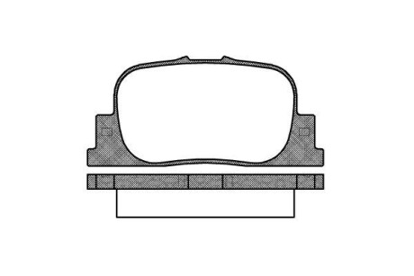 Колодки тормозные диск. задн. (Remsa) Geely Vision 1.5 05-,Lifan Solano 1.5 08- - (0446632030, 0446632040, 446632030) WOKING P9013.00 (фото 1)