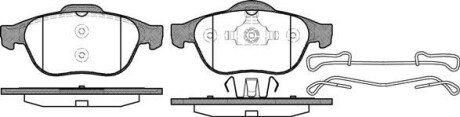 Колодки тормозные диск. перед. (Remsa) Renault Laguna II Espace IV ATE ver. (P9433.10) - WOKING P943310