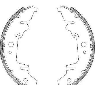 Комплект тормозных колодок - (4883833, 4797673, 4883833AA) WOKING Z4020.00