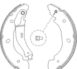 Комплект тормозных колодок - (4540771) WOKING Z4107.00
