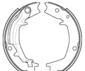 Комплект тормозных колодок, стояночная тормозная система - (5835026A00, 5835026A10, 583502EA10) WOKING Z4235.00