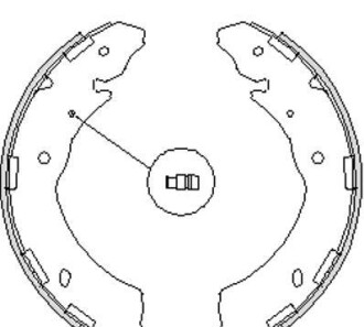 Комплект тормозных колодок - (4600A122, MN102910, 4600A018) WOKING Z4236.00