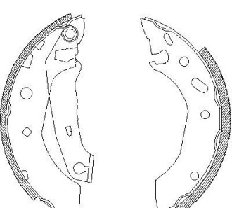 Комплект тормозных колодок - (91AB2200GA, 6500943, 5027751) WOKING Z4507.01
