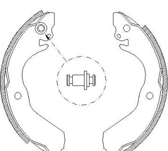 Комплект тормозных колодок - (4800A095, MB668740, MB668741) WOKING Z4647.00