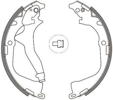 Колодки гальмівні бараб. задн. (Remsa) VW Amarok 10> (Z4648.00) - WOKING Z464800