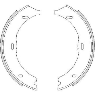 Колодки тормозные бараб. задн. (Remsa) MB Vito 639 2.2d (03-), Vito 447 2.2d (14-) (Z4745.00) - WOKING Z474500