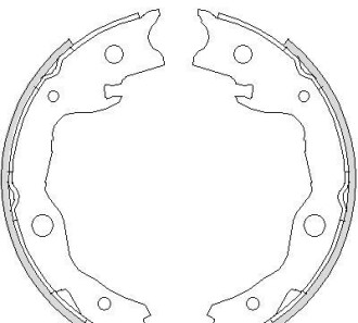 Гальмівні колодки зад. Leaf/Tiida/Pulsar/Sentra/Juke/Cube/Qashqai/XTrail/RAV 4/Koleos 07- - (4654042020, 44060JE27A, 44060CY025) WOKING Z4752.00